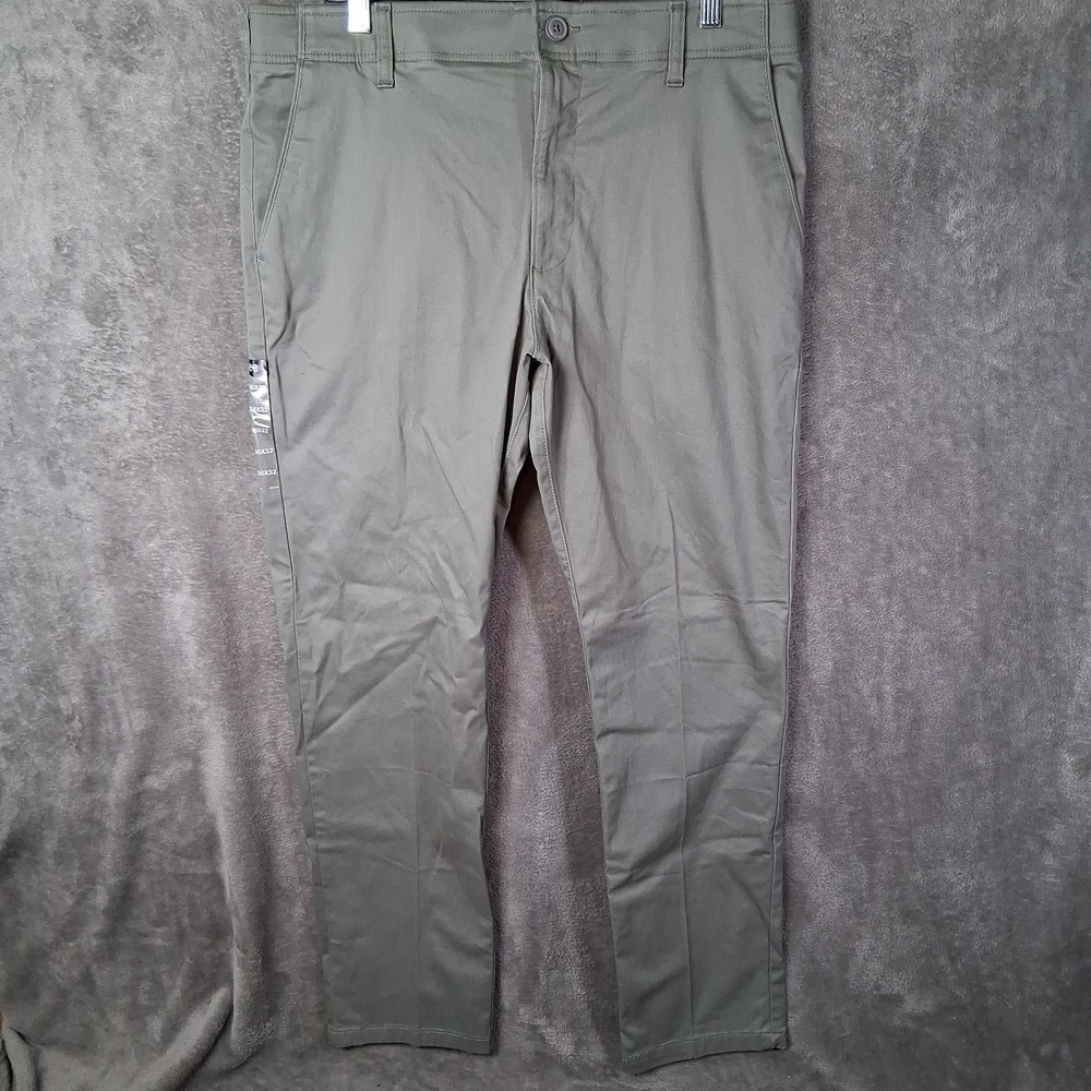 New Lee Extreme Comfort Pants Mens Size 36x32 Hray Gravel Slim Fit Stretchable